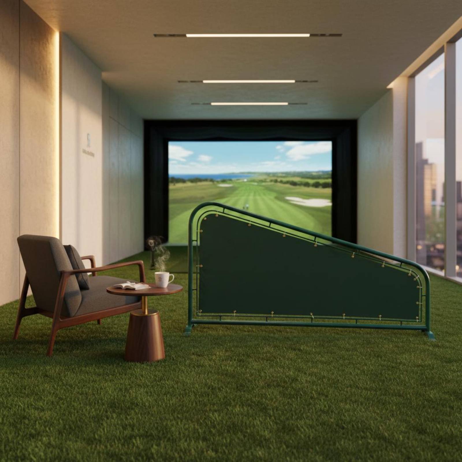 Divisor de Golfe em Lona Refor - Practice Equipment For Golf avaliação e preço