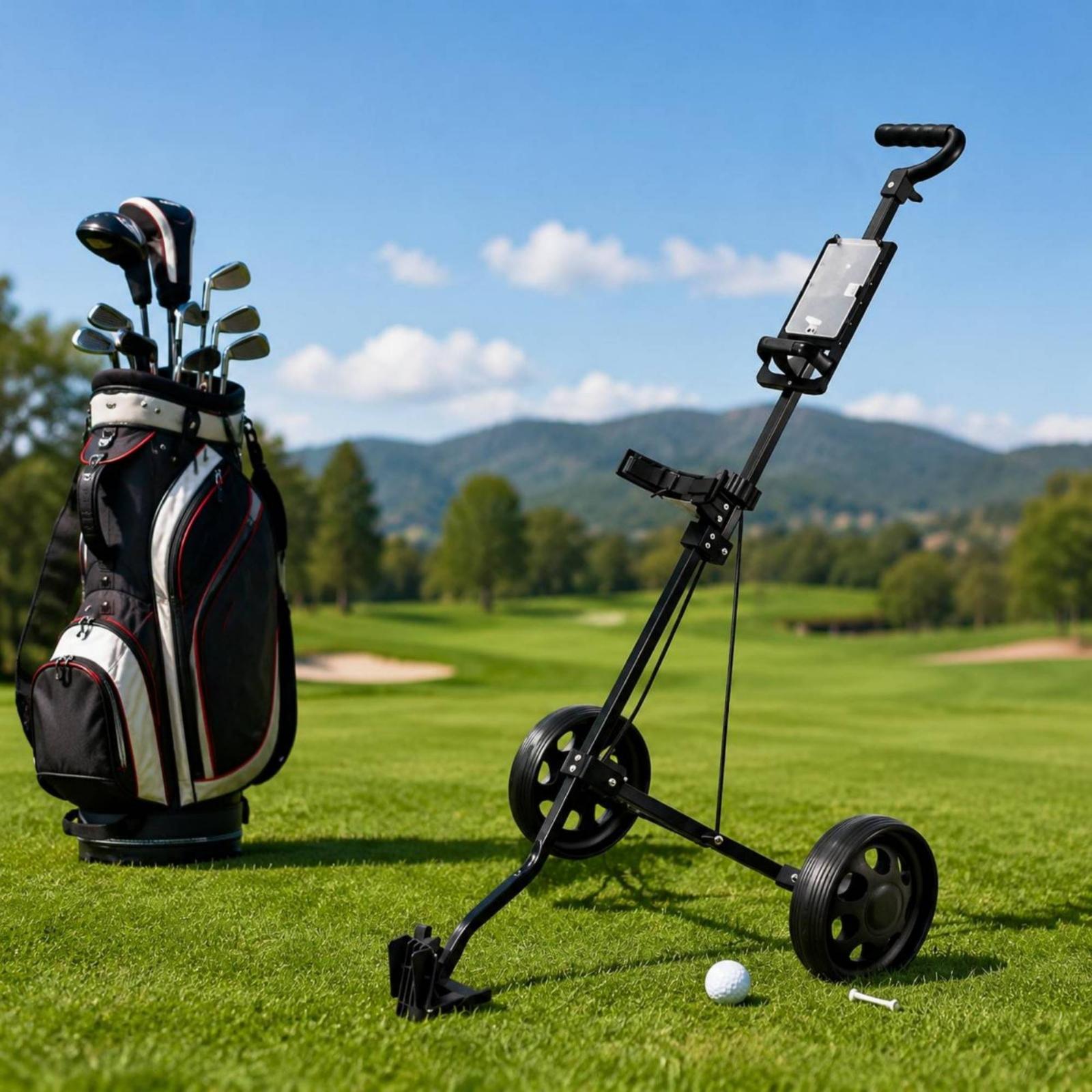 Carrinho de Golfe Dobrável de  - Practice Equipment For Golf avaliação e preço